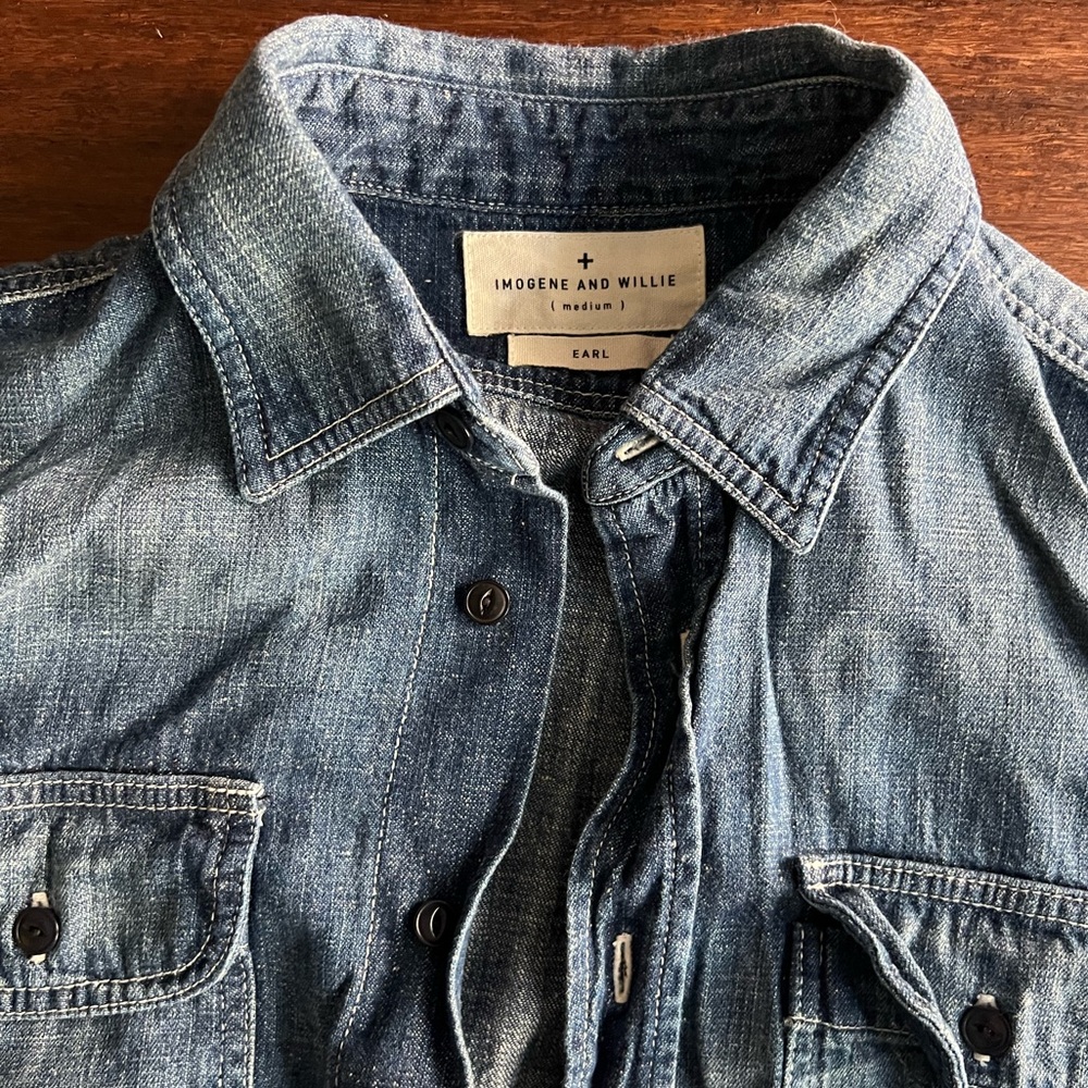 imogene + willie Indigo “Earl” Button Down Shirt